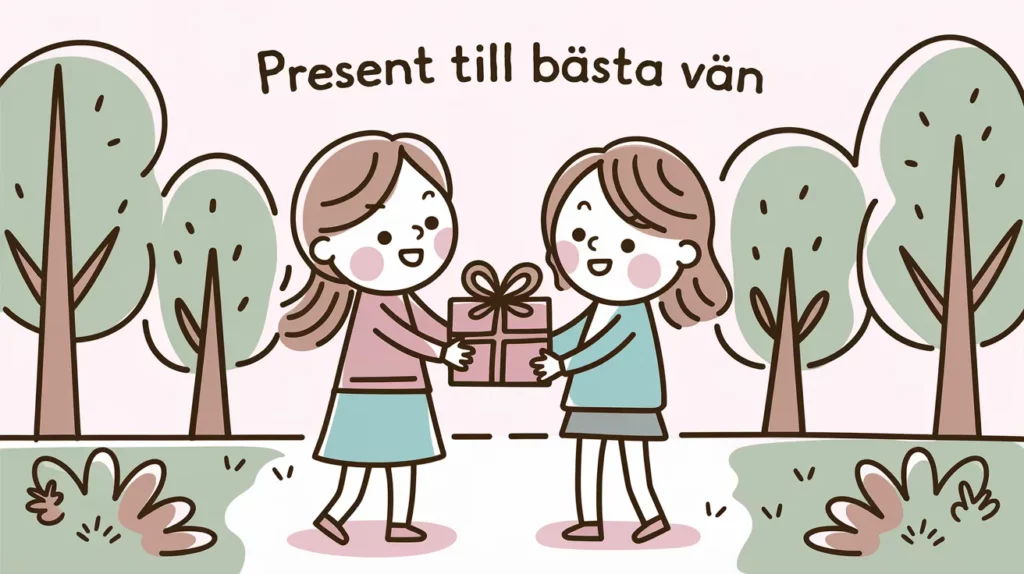 present till bästa vän
